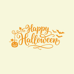 Fototapeta premium Halloween Silhouette Design