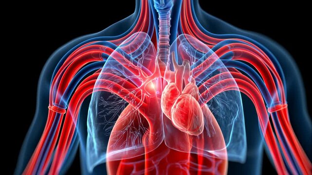 connection between respiratory disease and heart problems with emphasis on lungs and heart functions