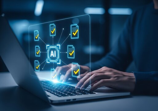 AI powered compliance verification platform approving digital documents through machine learning automation