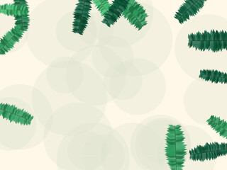 Palm Leaves Summer Vacation Pattern Background © iushakovsky