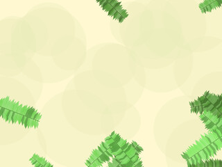 Exotic Palm Leaves Botanical Pattern Background © iushakovsky