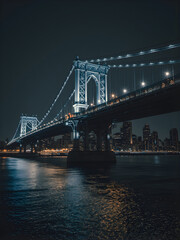 Naklejka premium Urban Bridge Night View