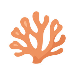 Naklejka premium Coral provides shelter and food for various marine organisms, contributing to the biodiversity of reef ecosystems, shown in the illustration, and is