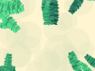 Tropical Jungle Palm Leaf Pattern Design © iushakovsky