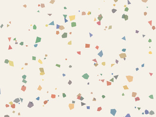 Obraz premium Minimalist Terrazzo Stone Chip Pattern Abstract Vector Background