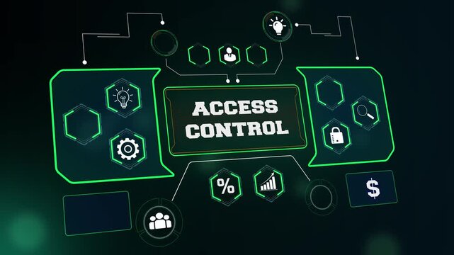 Corporate access control and organizational security management concept video featuring a professional dashboard for strategic facility safety presentations