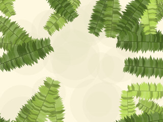 Palm Leaves Summer Vacation Pattern Background © iushakovsky