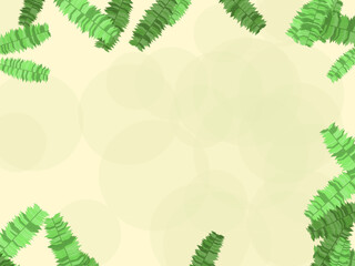 Palm Leaves Tropical Pattern Jungle Background © iushakovsky