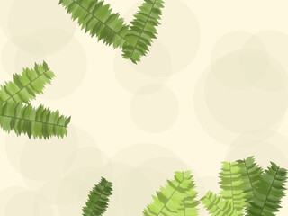 Palm Leaves Summer Vacation Pattern Background © iushakovsky