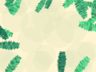 Tropical Palm Leaf Nature Pattern Design Backdrop © iushakovsky