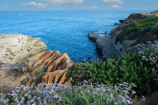 Sunset Cliffs in San Diego, California