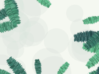 Tropical Palm Leaf Summer Pattern Design © iushakovsky