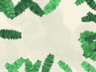 Tropical Palm Leaf Summer Pattern Design © iushakovsky