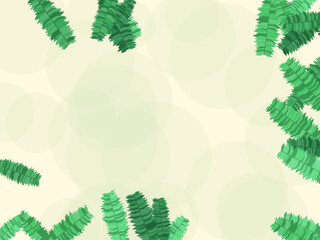 Palm Leaves Summer Vacation Pattern Background © iushakovsky