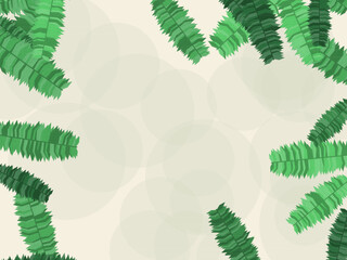 Palm Leaves Tropical Pattern Jungle Background © iushakovsky