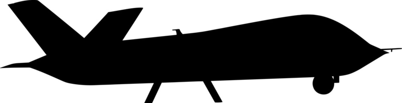 Unmanned aerial vehicle stealth drone aircraft