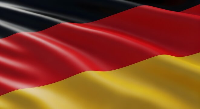Germany flag close up a symbol of national identity usa canada uk france comparison