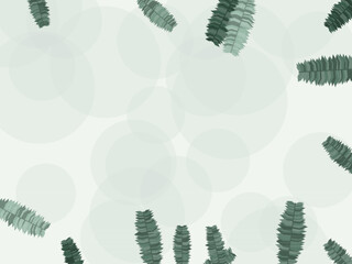 Palm Leaves Tropical Pattern Jungle Background © iushakovsky