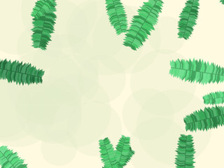 Tropical Palm Leaf Nature Pattern Design Backdrop © iushakovsky