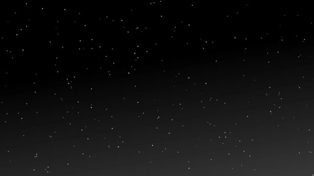 Twinkling stars on starry night sky background creating calm cosmic atmosphere for ambient visuals, cinematic scenes, space themes and motion graphics video projects in 4K