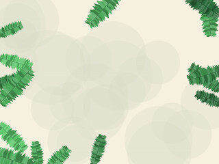 Tropical Palm Leaf Summer Pattern Design © iushakovsky