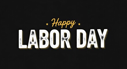 Fototapeta premium Happy labor day celebration a festive and patriotic american holiday greeting