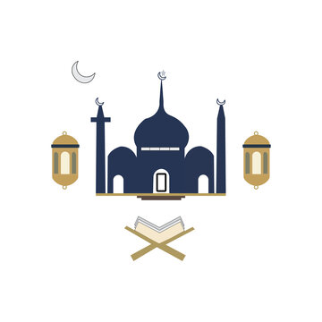 mosque dome vector illustration
