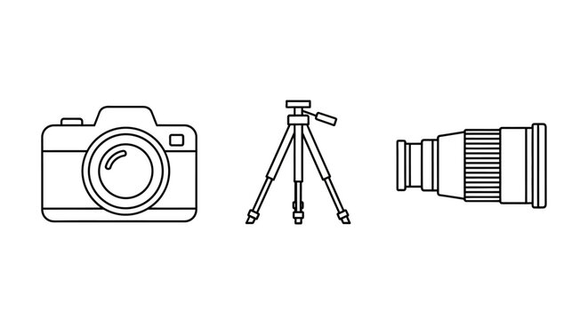 Camera and photography equipment tools.