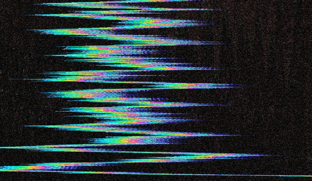 Glitch camera effect. Retro VHS background. Old video template. No signal. Static TV noise, bad TV signal.	