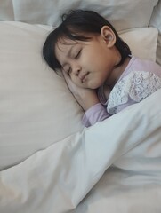 Obraz premium Sleeping Child Peaceful Rest Healthy Sleep Concept for Kids