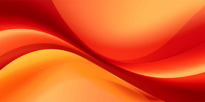 Dynamic abstract background vector featuring red and orange wave patterns with a gradient fire energy motion design and curved line textures for a modern wallpaper backdrop illustration