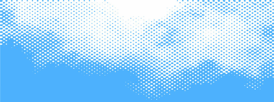 Vector An abstract representation of clouds with unique pixelated structure, creating a sense of serene atmosphere and artistic aesthetic, ideal for various design purposes.