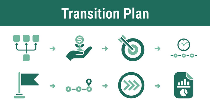 Commercial visuals for transition plans decarbonization roadmaps capex shifts and climate reporting workflows Suitable for strategy decks