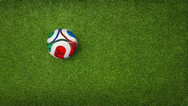 Germany, Hesse, Offenbach am Main, 09.04.2026 a 2026 FIFA World Cup grass - 2026 USA, Canada, Mexico.