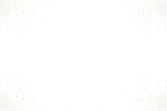 Silver Sparkle Glitter Frame Border Light Overlay Effect