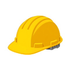 Fototapeta premium yellow hard hat or industrial worker helmet icon for international labor day celebration 