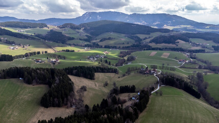 Alpine pastures around the Schoeckl mountain in Styria, Austria © Lunghammer