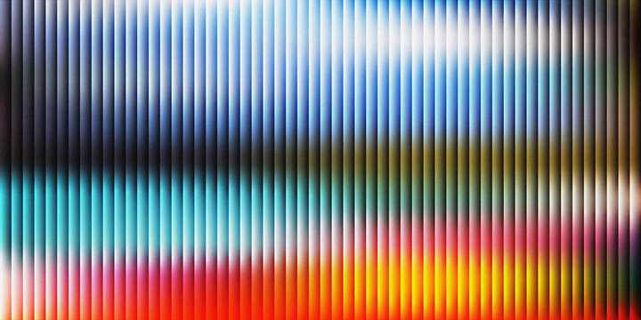 Abstract digital pattern with blue and purple vertical lines on dark background