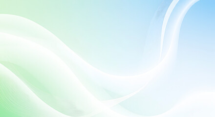 Fototapeta premium Smooth flowing abstract background with soft gradient colors of blue and green, creating an elegant and modern digital graphic design for various creative projects