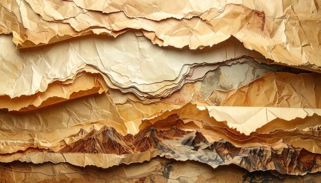 Layers of Rock Formations and Geology.