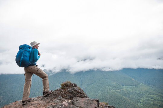 Man on the cliff