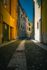 Fototapeta premium narrow street in the old town