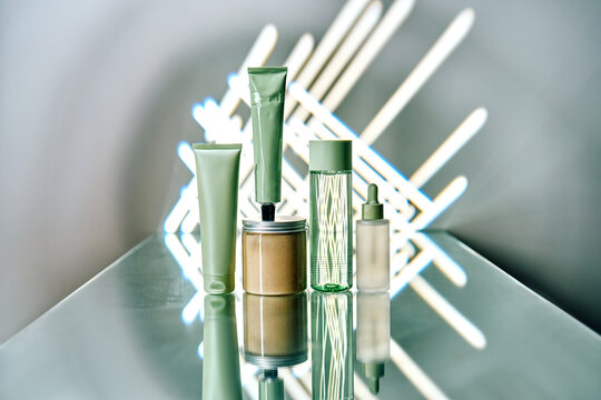 Cosmetic innovations with skincare products and green packaging