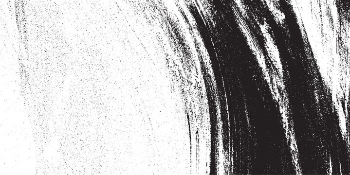 Vector brush stroke texture. Distressed uneven grunge background. Abstract vector illustration. Overlay over any design to create interesting effect and depth. Black isolated on white. EPS10