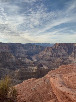 View of Colorado River, Grand Canyon Arizona, Guano Point, USA.