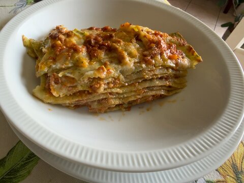 Bolognese lasagna