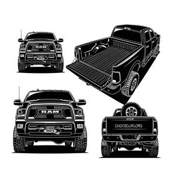 GMC Canyon AT4X Off-Road Pickup Silhouette Collection