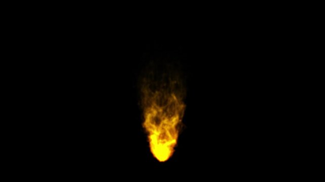 Fire flames blazing motion effect, High Speed Fire ball explosion towards to camera, Abstract background of fire and flames, slow motion fire flamethrower isolated on black background. 4k video