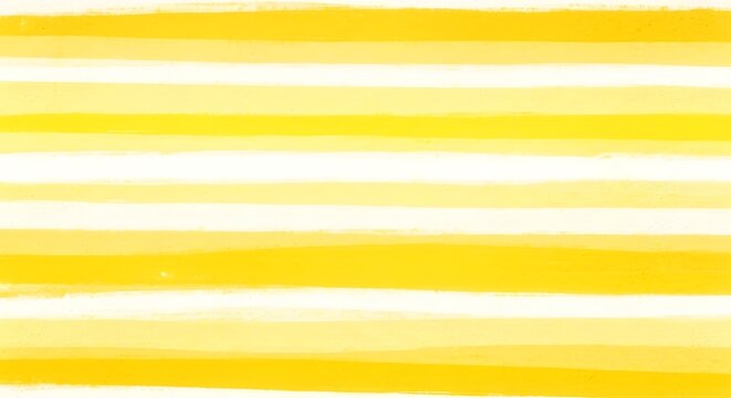 Vibrant yellow and white watercolor stripes create an artistic abstract background texture pattern for design projects