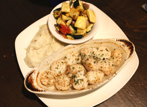 scallop entree